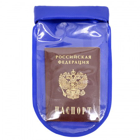 Гермочехол Germostar для смартфона и документов синий