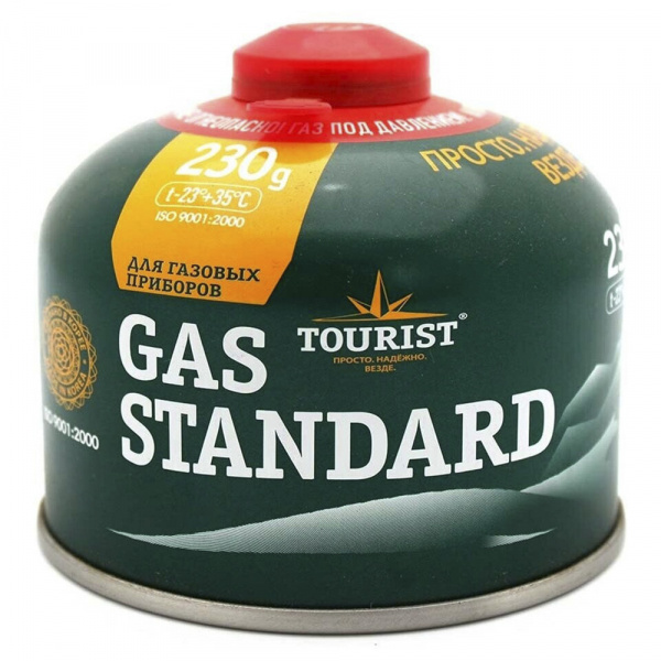 Баллон газовый резьбовой Tourist Standard 230г