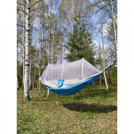 Гамак туристический двухместный с москитной сеткой Mormus Equip Ultralight Hammock