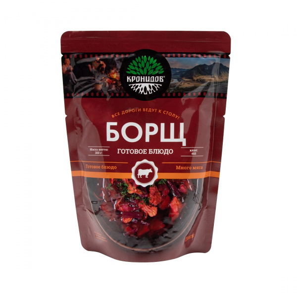 Готовое блюдо Борщ 300 г. (Кронидов) 15шт*300г, 4,5кг