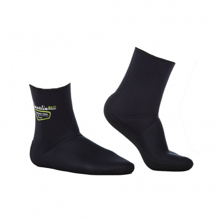 Носки неопреновые Marlin ANATOMIC NYLON ECO, черные, 7mm, 42/43 L