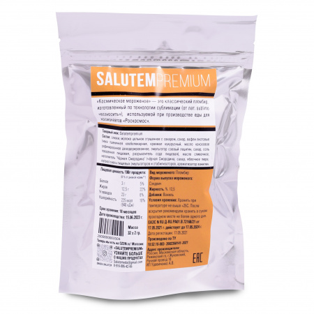 Космическое мороженое пломбир со смородиной