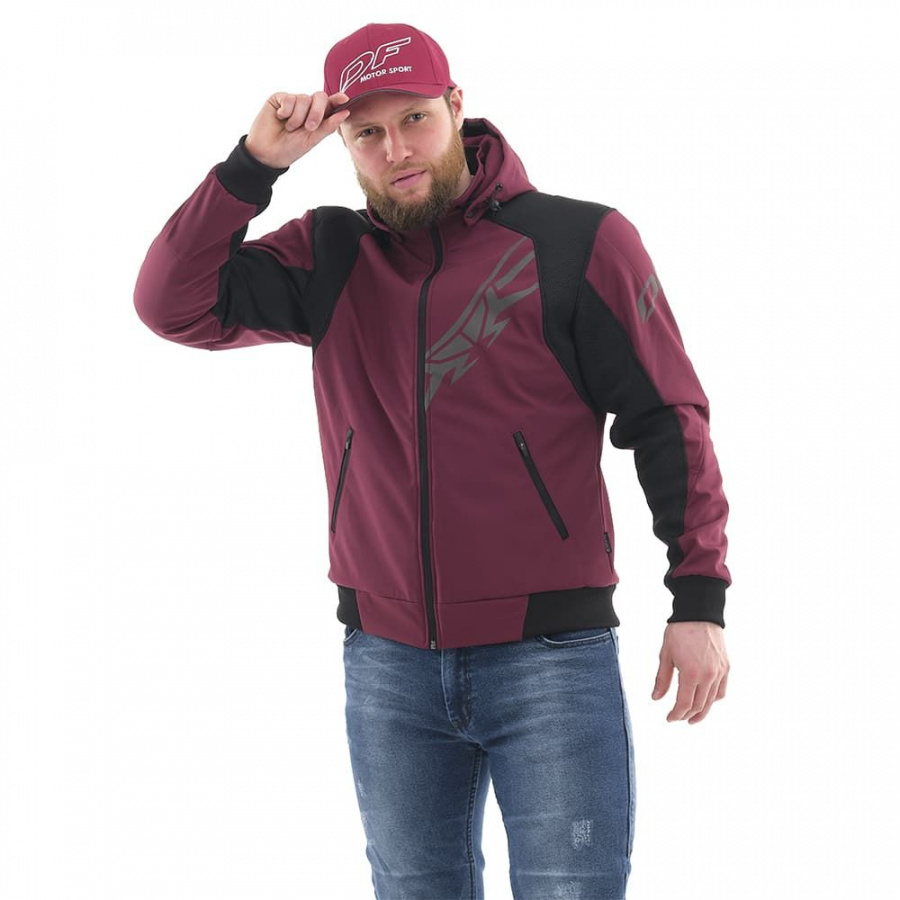 Dragonfly Мототолстовка DF Urban с защитой