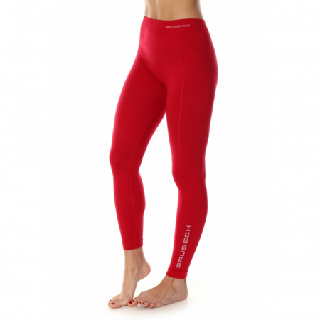 Термобелье женское Brubeck леггинсы шерсть мериноса Wool EXTREME малина M