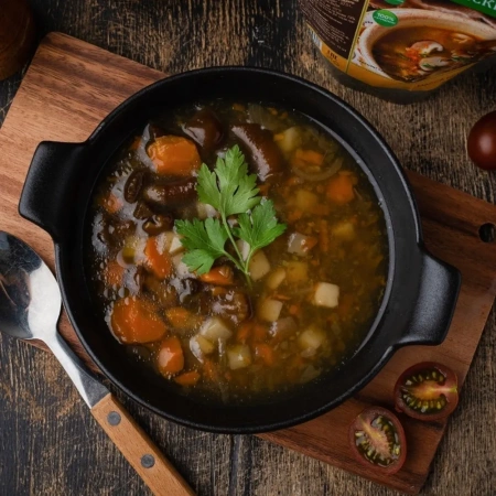 Готовое блюдо Суп Крестьянский с грибами 300 г. (Кронидов)