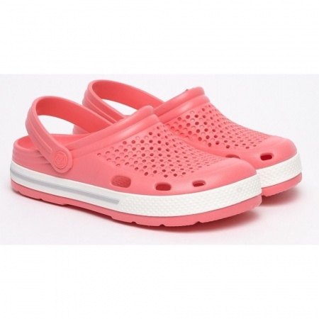 Сабо COQUI женские 6413 розовый-серый, New rouge-Khaki grey, 39