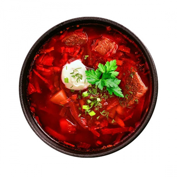 Готовая еда борщ с говядиной 7 верст, 300 г.