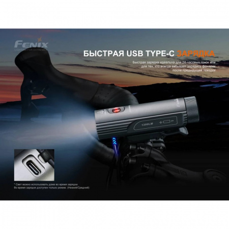 Фонарь велосипедный светодиодный Fenix BC21RV30