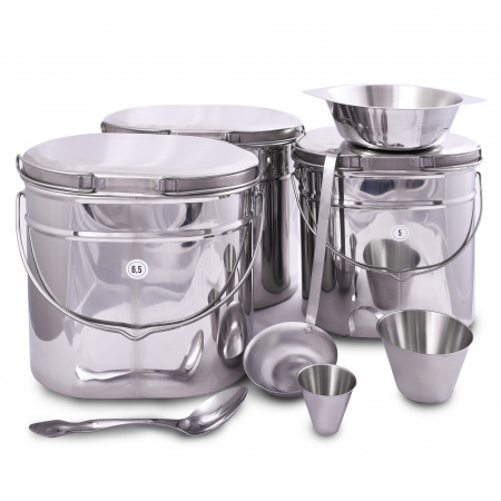 Набор автотуриста большой нерж.  (Роза ветров)