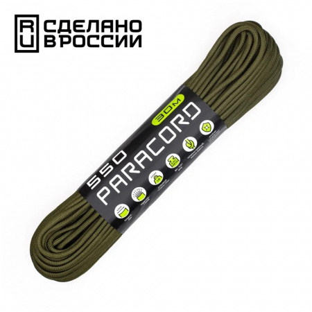 Паракорд 550 CORD nylon 30м RUS (olive)