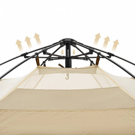 Палатка-душ двойная Naturehike Wet and dry separation shower tent NH22ZP006