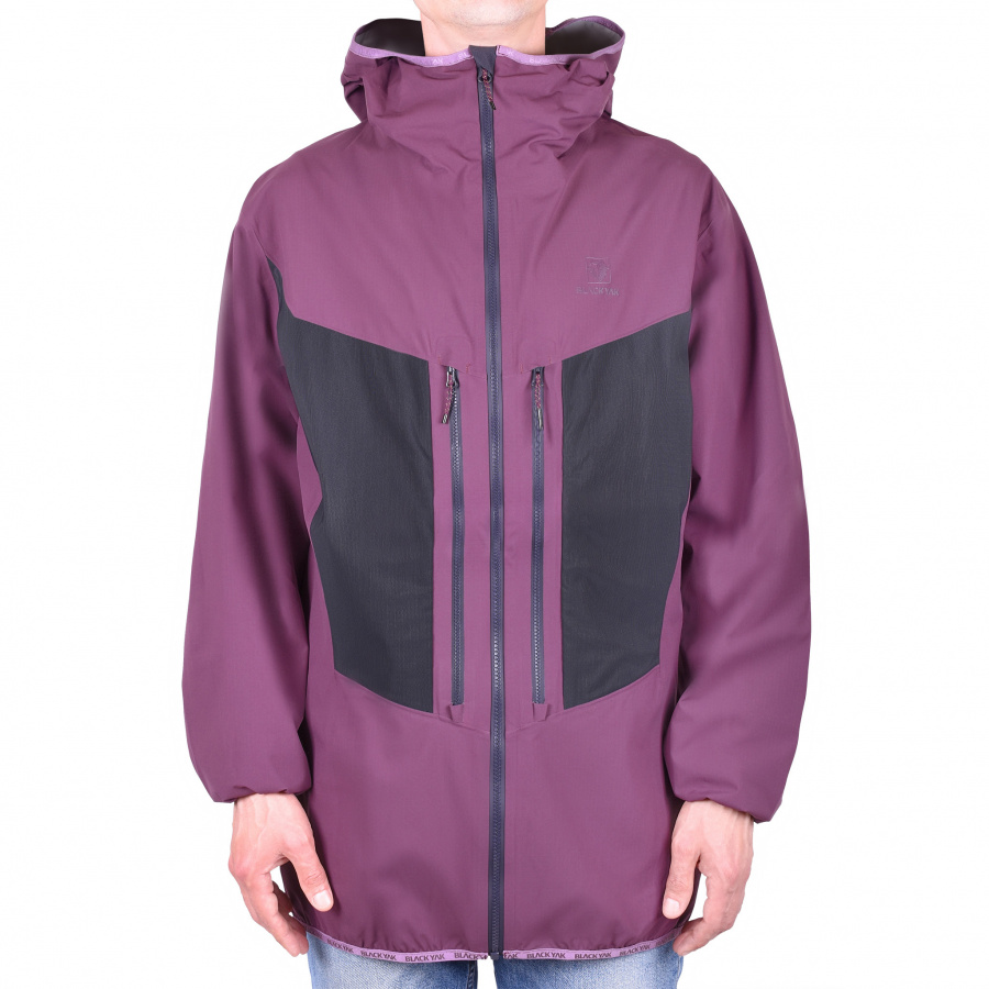 Black Yak Куртка мембранная LIGHTWEIGHT STRETCH 3L JACKET 100 (eu 50 us M) фиолетовая (purple)