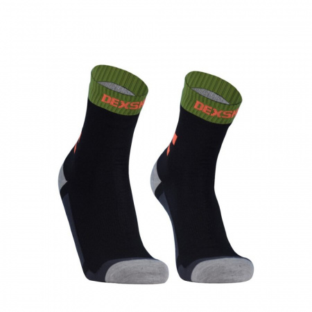 Водонепроницаемые носки Dexshell Running Socks черно-оранжевые L (43-46)