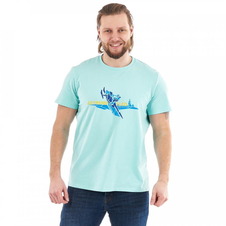 Dragonfly Футболка с принтом Snow Extreme Sled. Menthol. M (M)