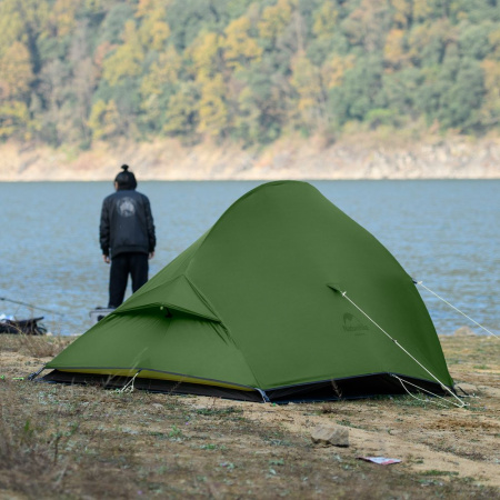 Палатка Naturehike Cloud up 1 20D NH18T010-T с футпринтом