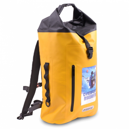 Герморюкзак OvieSport RollTop Waterproof Backpack Yellow, 25L