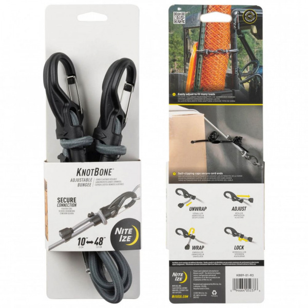 Такелажное крепление NiteIze Knot Bone Bungee, размер 9