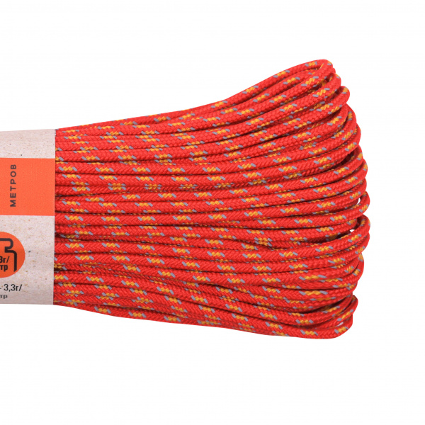 Паракорд 275 T-Gear x CORD nylon 30м световозвращающий