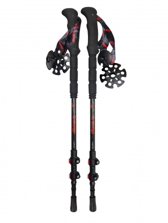 Палки Tramp треккинговые Carbon (Черный) TRR-015