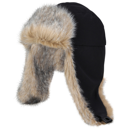 Шапка-ушанка Сплав Frost черная 55-56