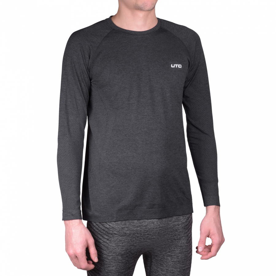 Термофутболка с длинным рукавом UTO Running Long Sleeve 946120 Черная L