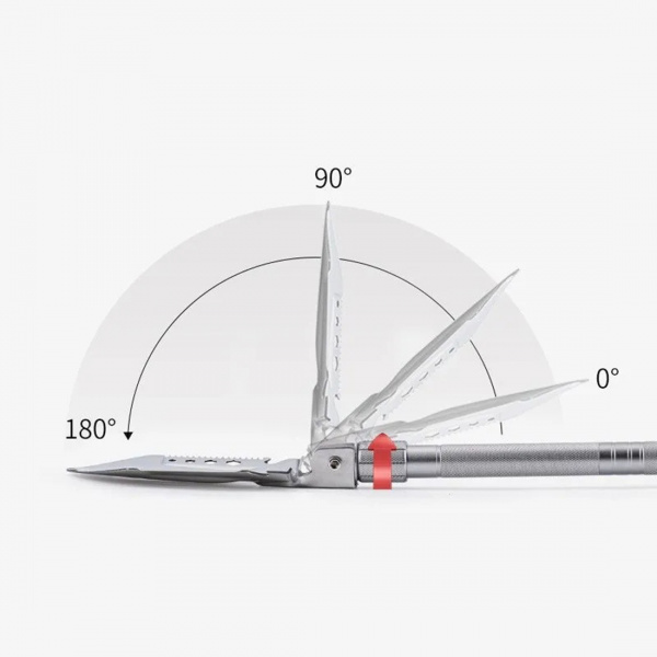 Лопата Naturehike NH20GJ002 многофункциональная складная