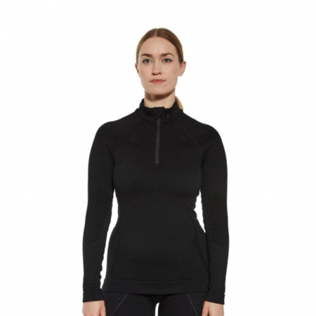 Термобелье женское Brubeck футболка с длинным рукавом EXTREME MERINO черный S