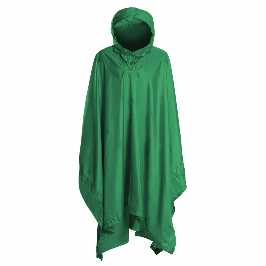 Накидка Пончо зеленый