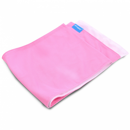 N-Rit охлаждающее полотенце IceMate Cool Towel Double 20*100 белый-розовый