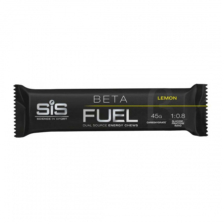 SIS BETA FUEL ENERGY, энергетический мармеладный батончик, вкус Лимон, 60 гр.