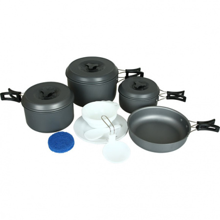 Набор посуды Сплав 3 кастрюли 1 сковородка (4-5 персон)