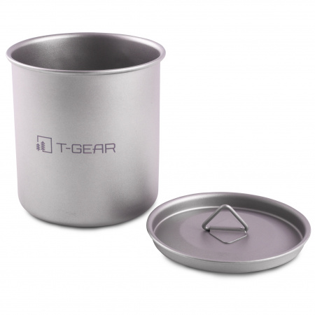 Кружкa с крышкой титановая T-Gear Titanium Mug With Lid 400