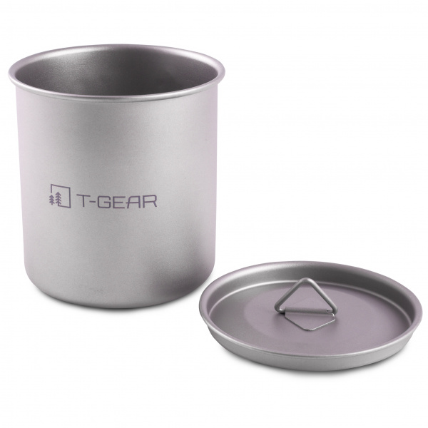 Кружкa с крышкой титановая T-Gear Titanium Mug With Lid 400