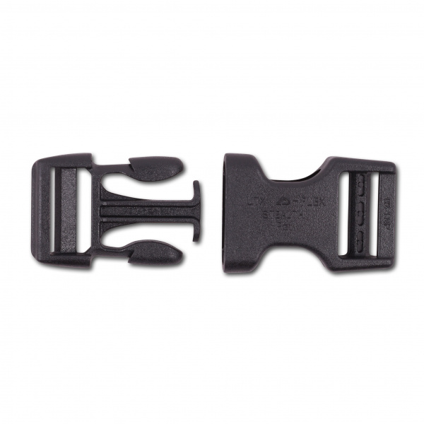 Пряжка фастекс Duraflex Dual Stealth 20мм, две регулировки, 1-06403/1-10114