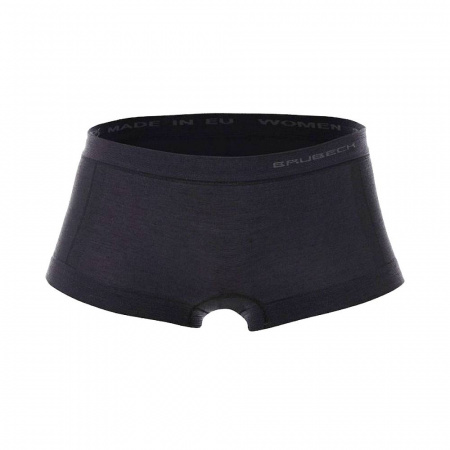 Термобелье женское Brubeck трусы боксеры шерсть мериноса COMFORT WOOL черный XL