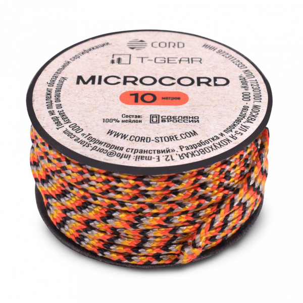 Микрокорд T-Gear x CORD nylon катушка 10м