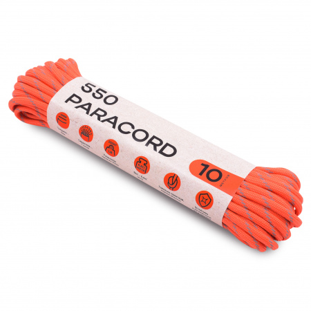 Паракорд 550 T-Gear x CORD nylon 10м световозвращающий