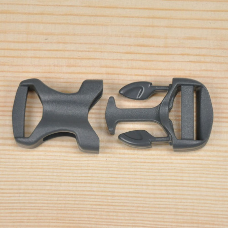 Пряжка фастекс 20мм 1-30066/1-30067(2 части) одна регулировка(Duraflex)