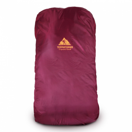 Накидка на рюкзак без швов средняя 50-90 л бордовый