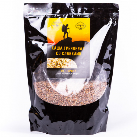 Каша гречневая со сливками 700 г (Здоровая Еда)