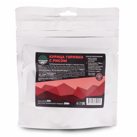 Сублимат Курица терияки с рисом (Кронидов) 85 гр