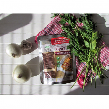 Готовое блюдо Каша гороховая с копченостями 250 г. (Кронидов)