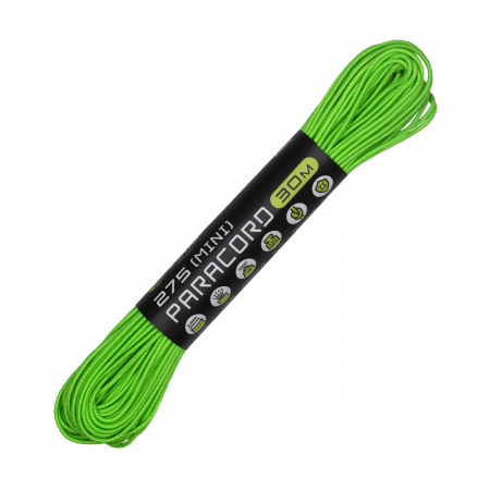 Паракорд 275 (мини) CORD nylon 30м RUS (neon green)