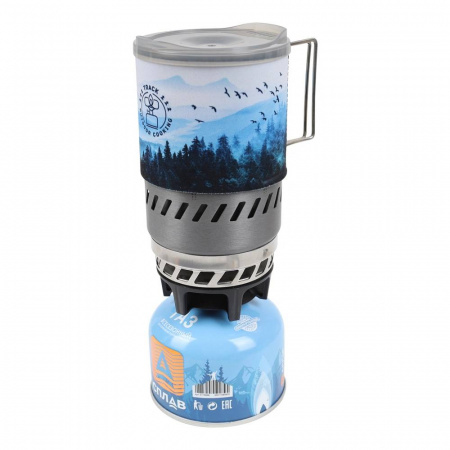 Горелка с кастрюлей FastBoil Solo Track