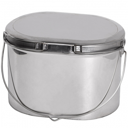 Котелок низкий 3,3 л. крышка с ручками (Роза ветров)