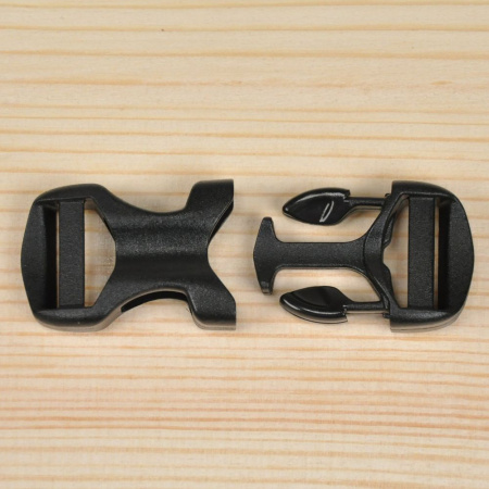 Пряжка фастекс 20 мм 1-30067/1-30136 (2 части) две регулировки Duraflex