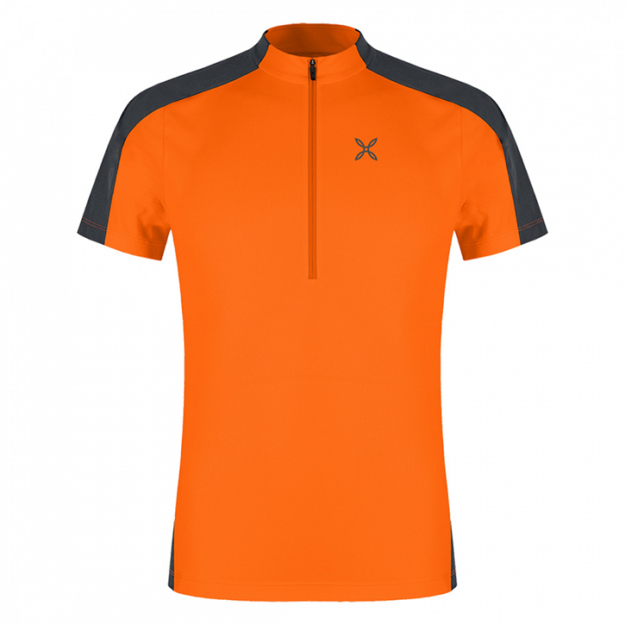 Футболка Montura HADE ZIP T-SHIRT Orange/Antracite XXL