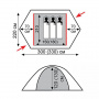Палатка Tramp Rock 3 (V2) TRT-28