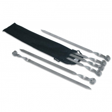 Набор плоских шампуров №2 (6 шт.) (Роза ветров)