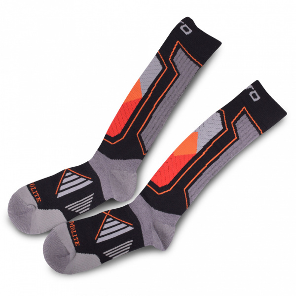 Носки UTO Ski Socks ThermoLite HeatMax 991104 Black/Red L
